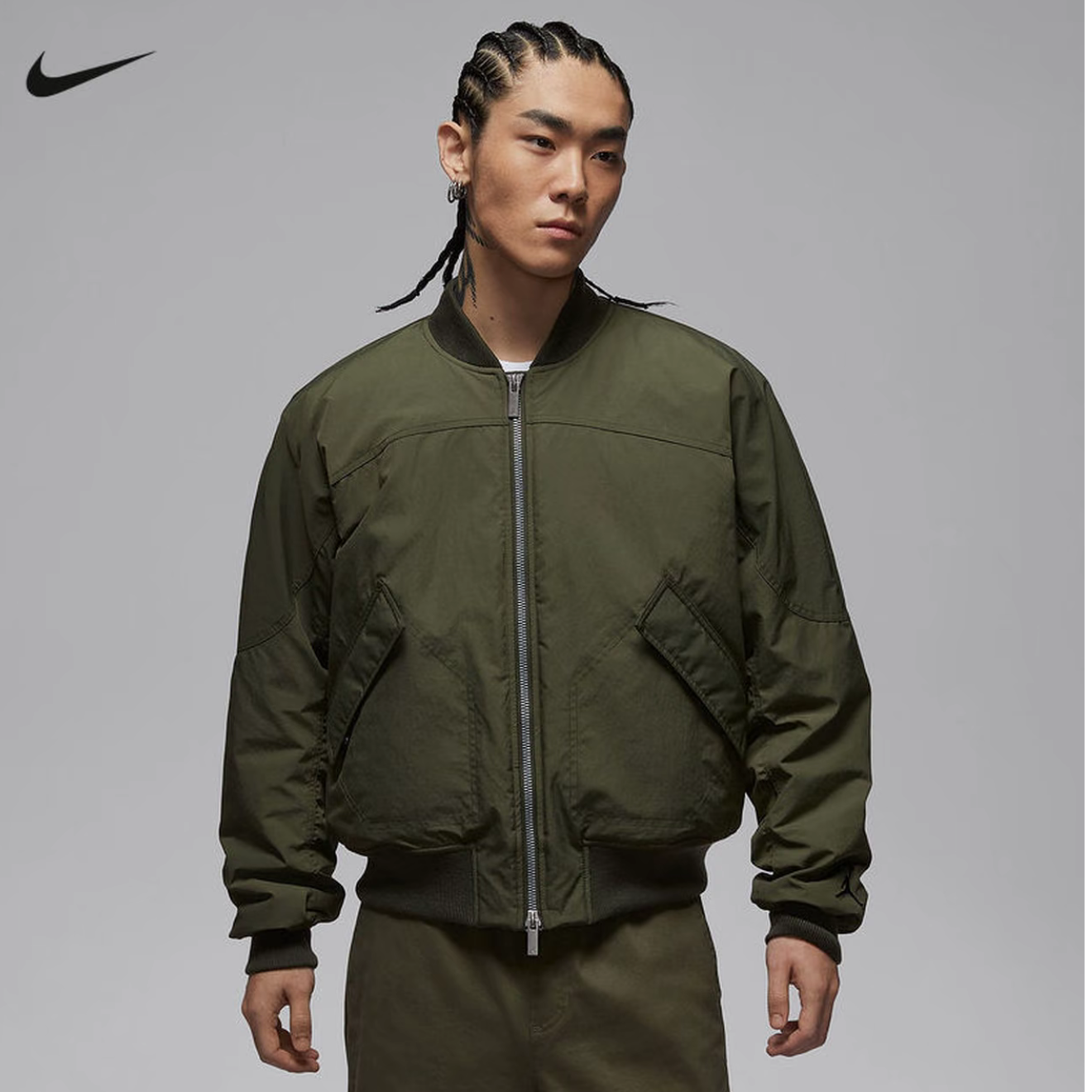 NIKE耐克男子AS M J FLT RNGD JKT薄棉服春男棉服 IH0872325