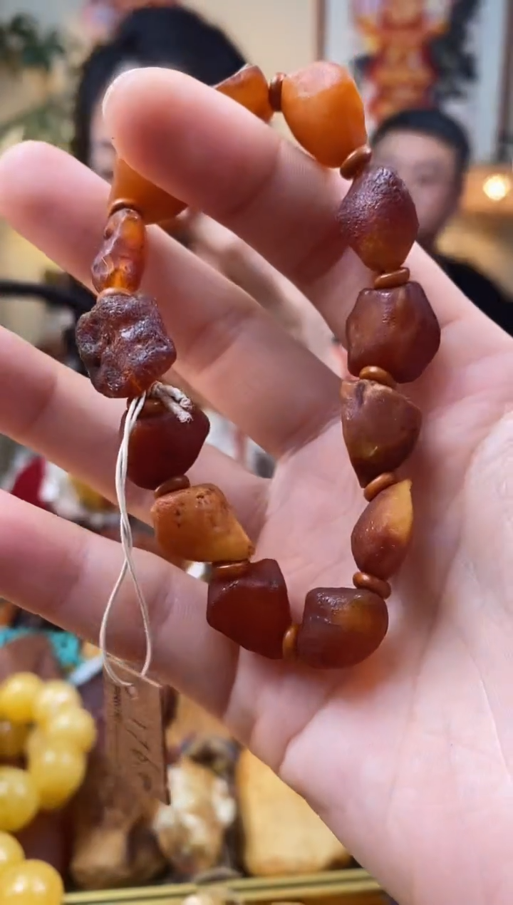 【闪购商品】琥珀手串未镶嵌手串