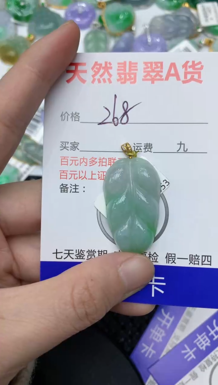 【闪购商品】翡翠颈饰18K金镶嵌111111111111