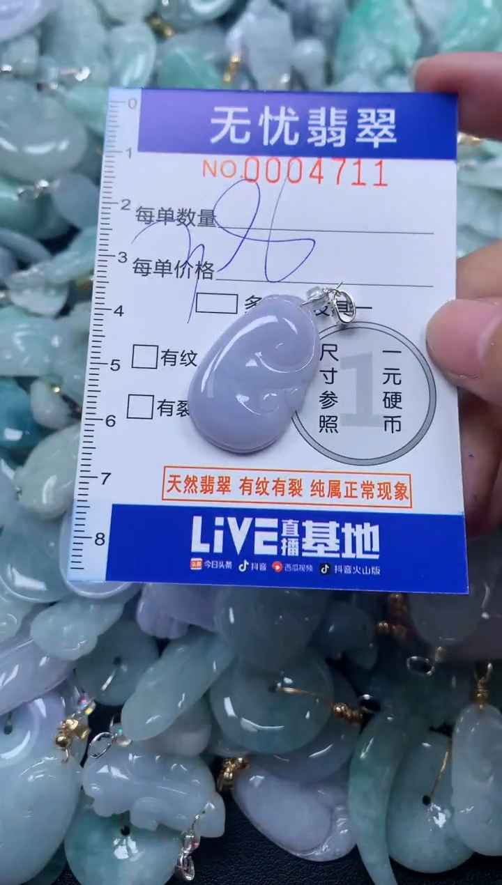 颈饰未镶嵌翡翠4711