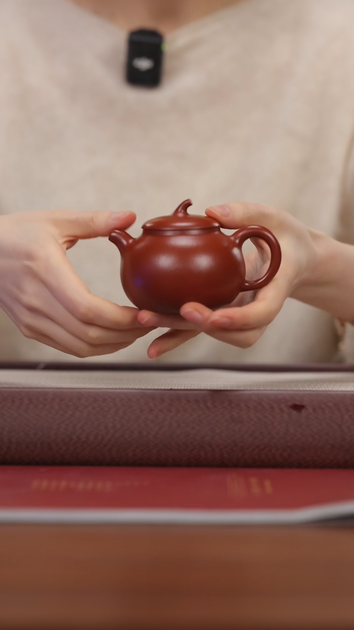 【闪购商品】紫砂茶壶lxf大红袍 茄瓜 150cc