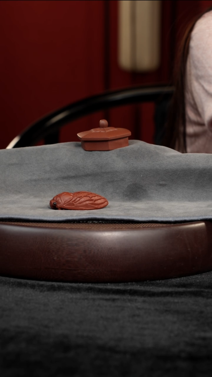 茶壶紫砂YST18838底槽清六方菱花160c