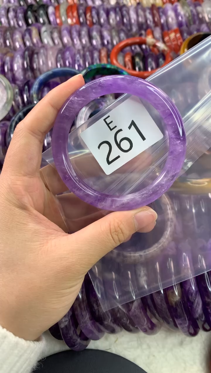 【闪购商品】水晶水晶手镯E未镶嵌261-58