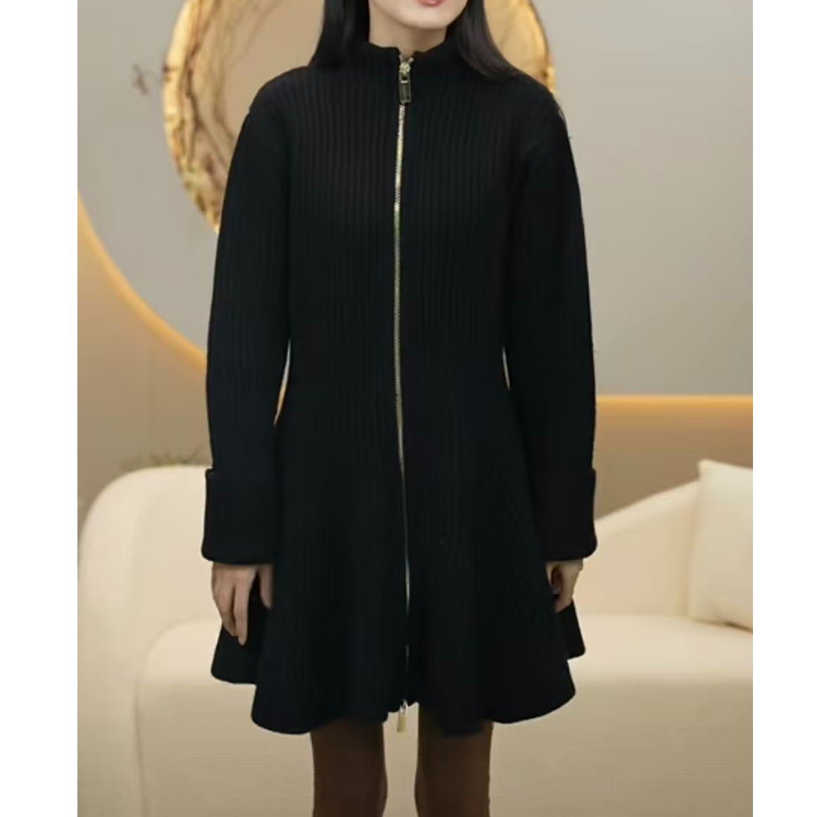 凌云推荐！山本针织拉链开衫