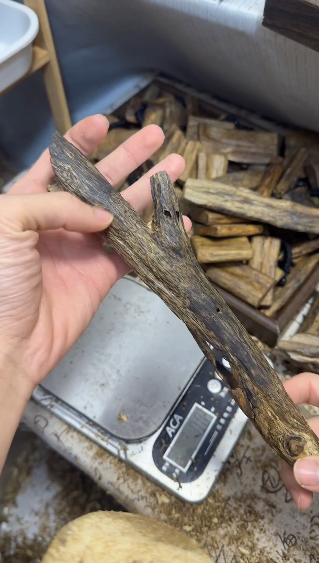 沉香沉香碎屑天然虫漏香黑棋