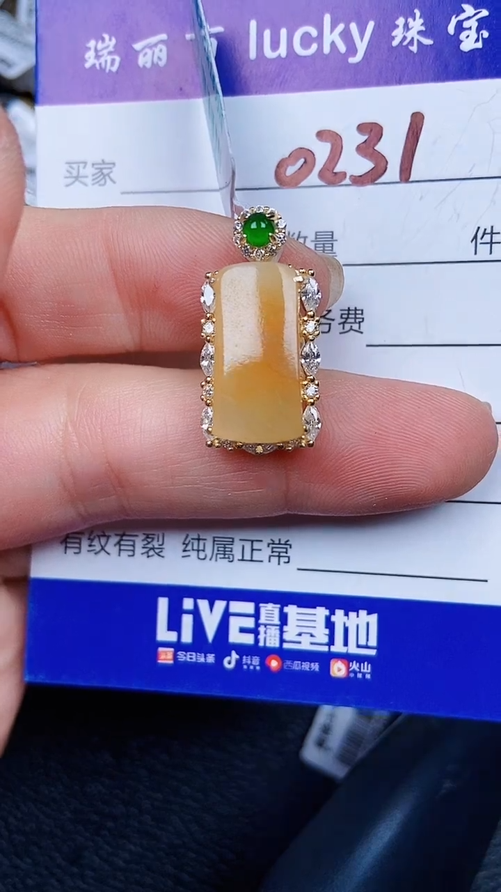 颈饰银S925镶嵌翡翠0231