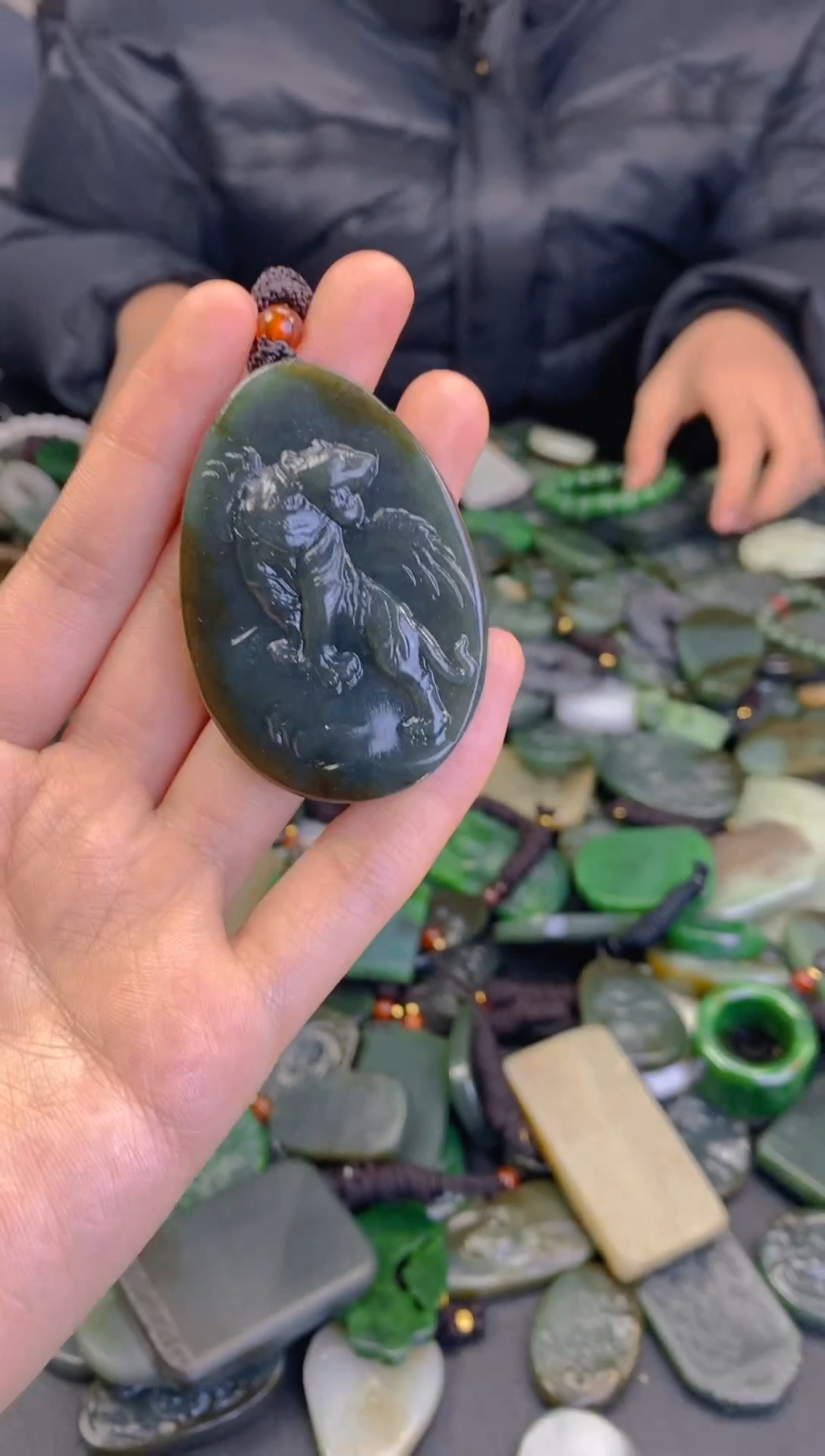 未镶嵌和田玉珠宝半成品1