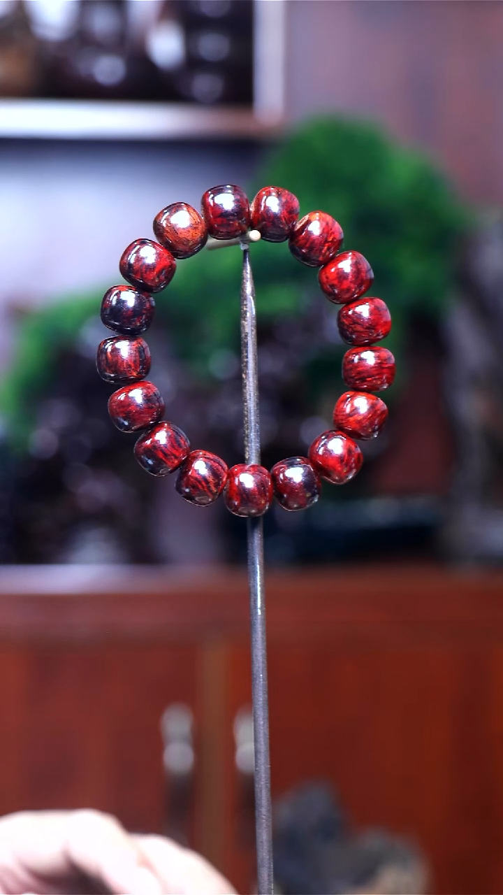 降真香手串/手链弈*海南红降1.3*1.4手串
