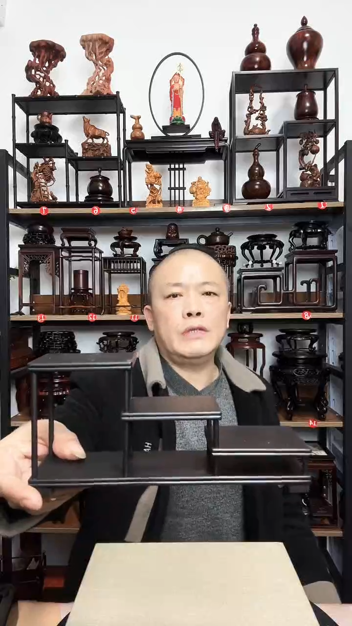 紫砂底座木长23宽6