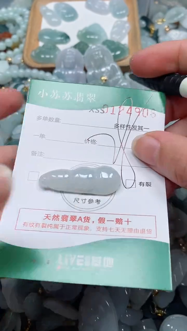 【闪购商品】翡翠颈饰未镶嵌闪购商品0124906