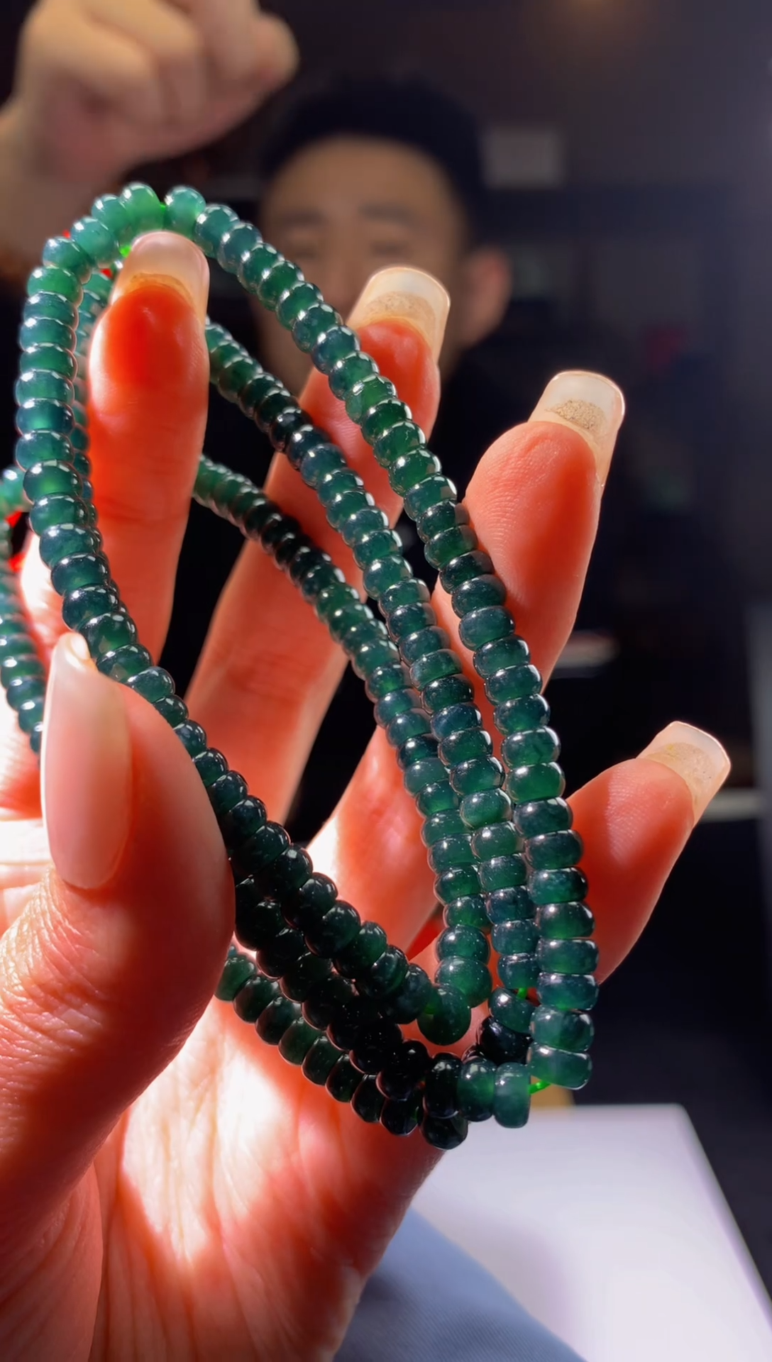 翡翠未镶嵌颈饰净货