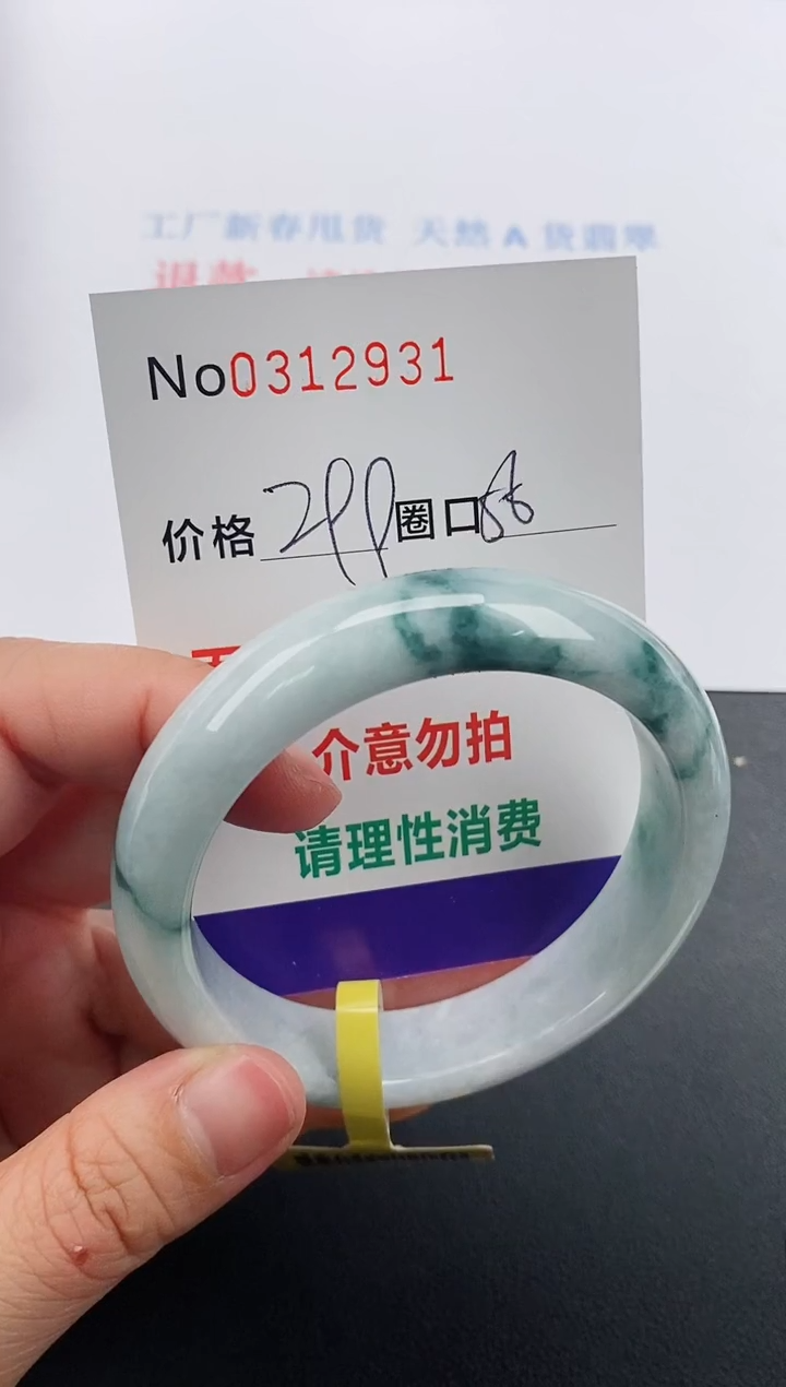 【闪购商品】翡翠手镯未镶嵌天然A货翡翠0312931