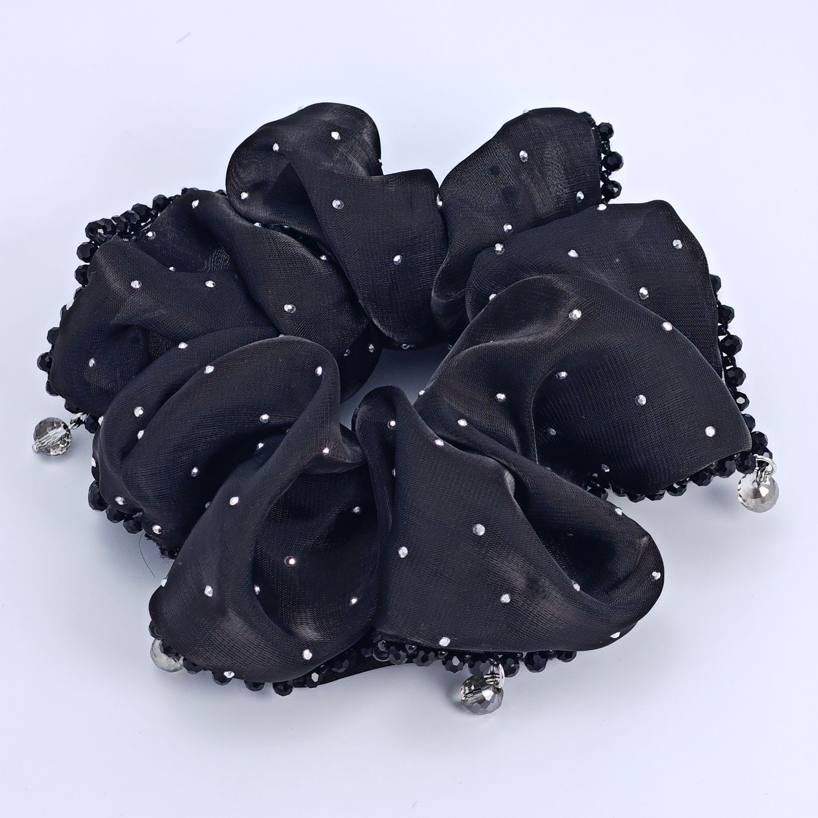 日韩百搭甜美风女简约发绳网纱头饰时尚发圈头绳皮筋大肠圈