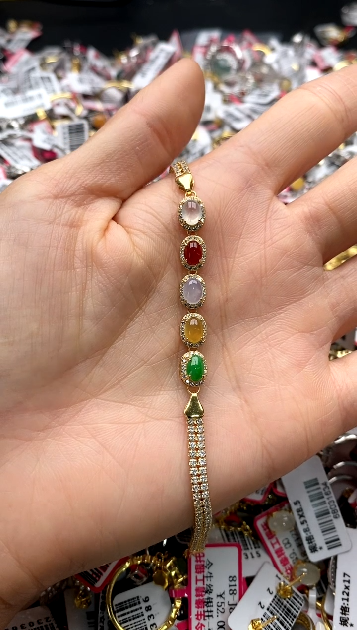 【闪购商品】翡翠戒指银S925镶嵌33333333    2