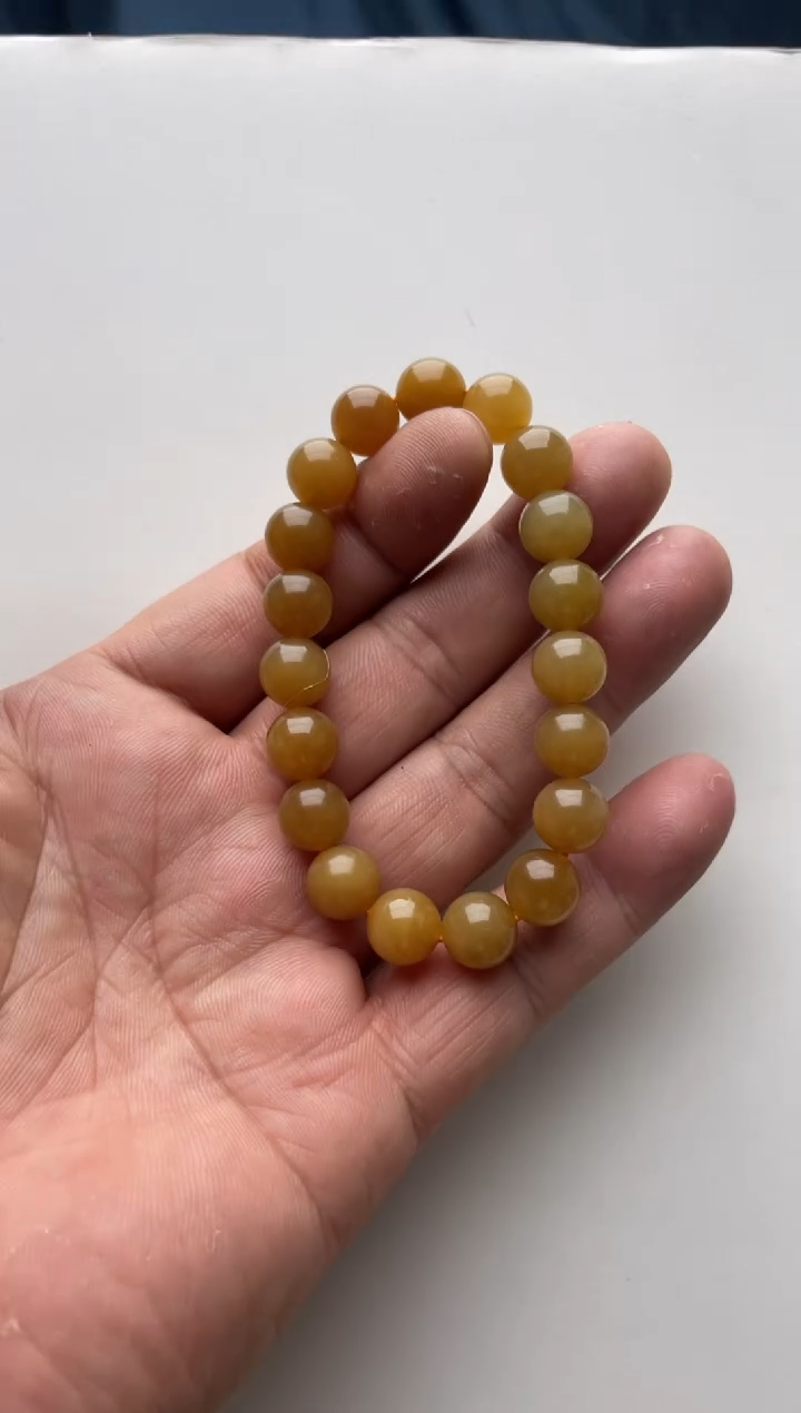【闪购商品】和田玉手串未镶嵌糖串卡10
