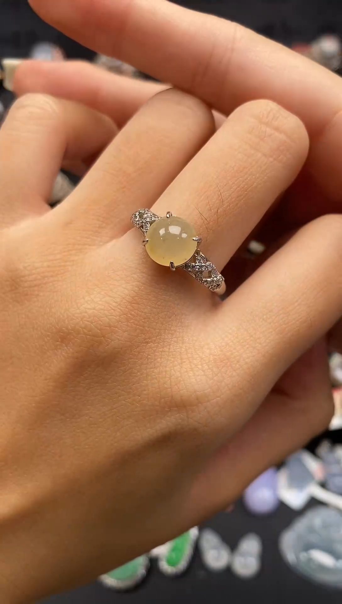 未镶嵌戒指翡翠天然A货翡翠4