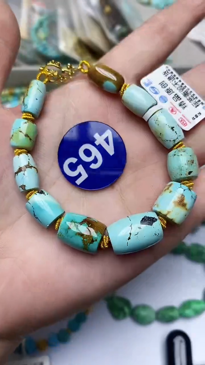 【闪购商品】绿松石手链银S925镶嵌465