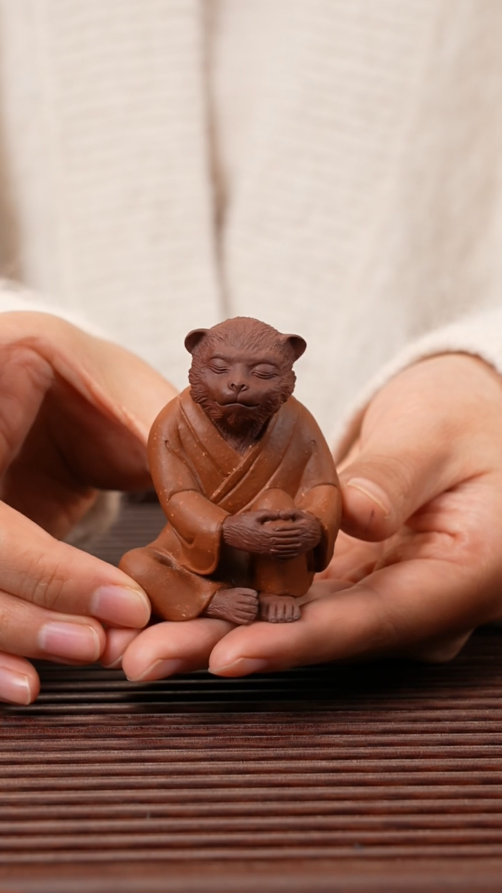 【闪购商品】紫砂茶宠精工小猴