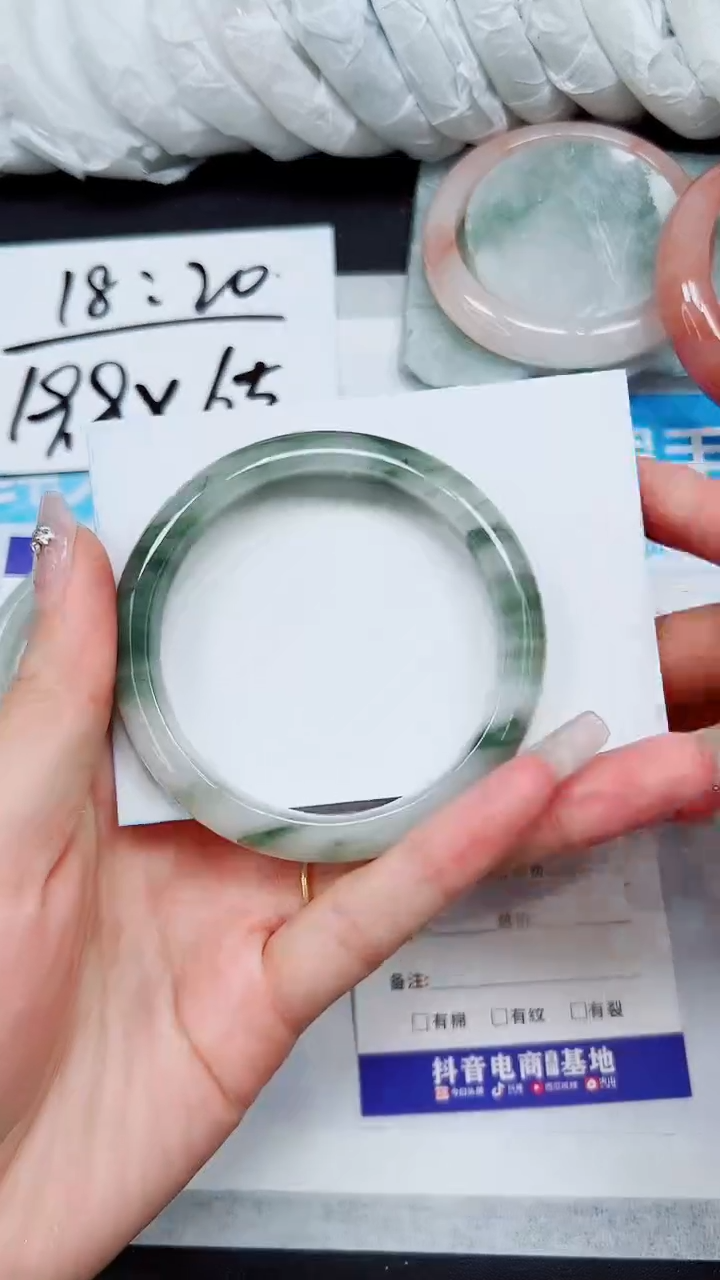 【闪购商品】石英质玉手镯未镶嵌A14-56`57`58`