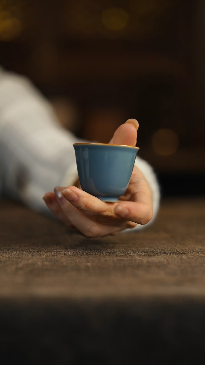 【闪购商品】摆件仟户烧杯子器物手工陶瓷