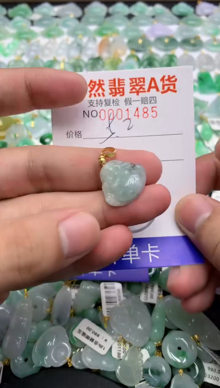 翡翠未镶嵌颈饰111111111111