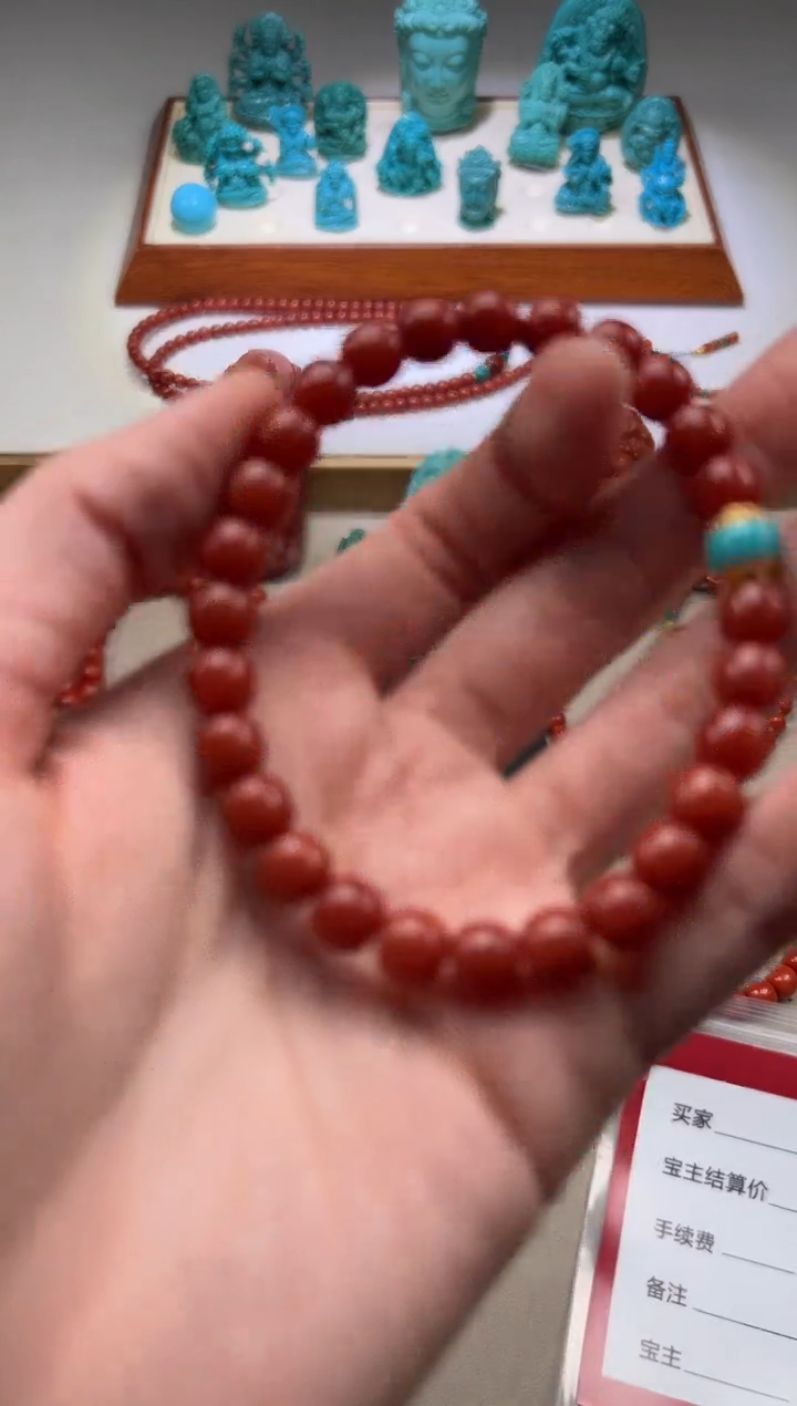 【闪购商品】南红玛瑙手串手串18K金镶嵌手串手串