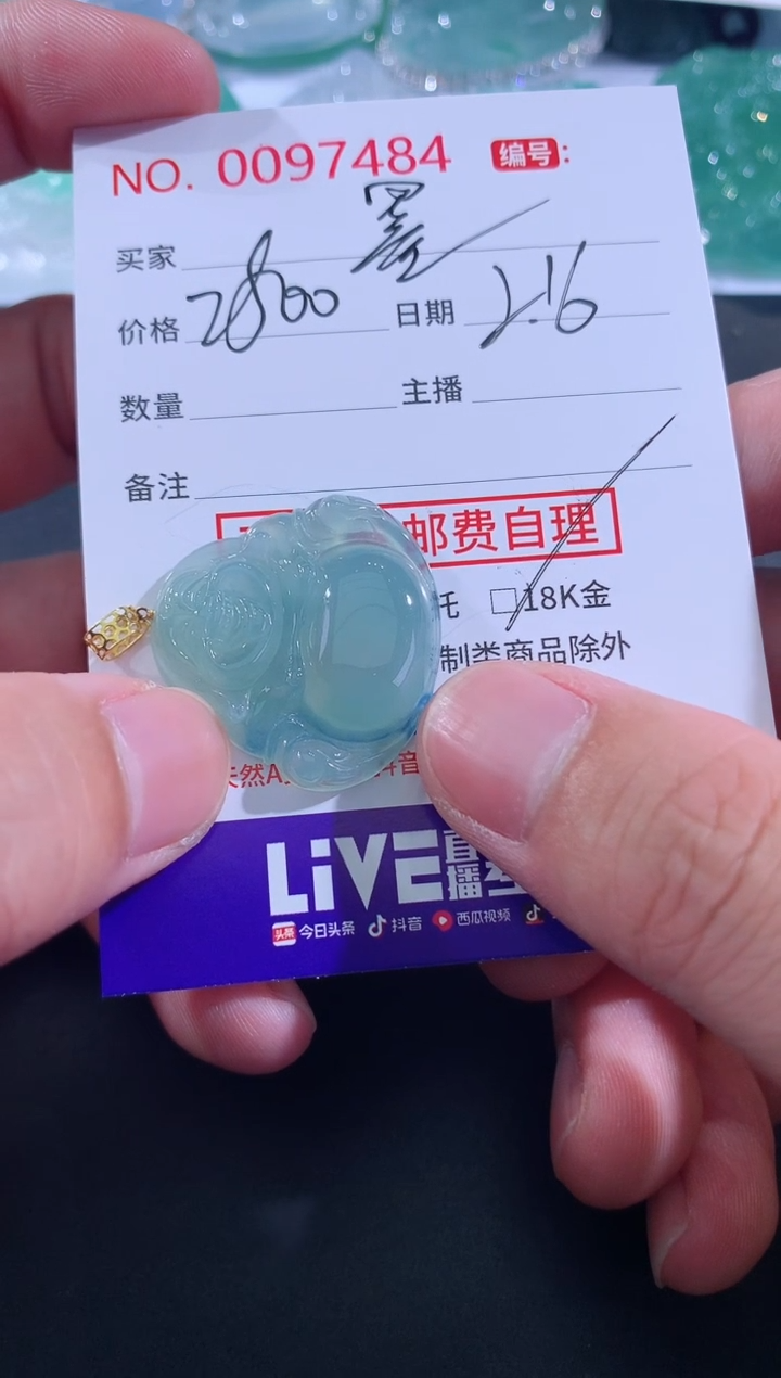 【闪购商品】翡翠颈饰未镶嵌星