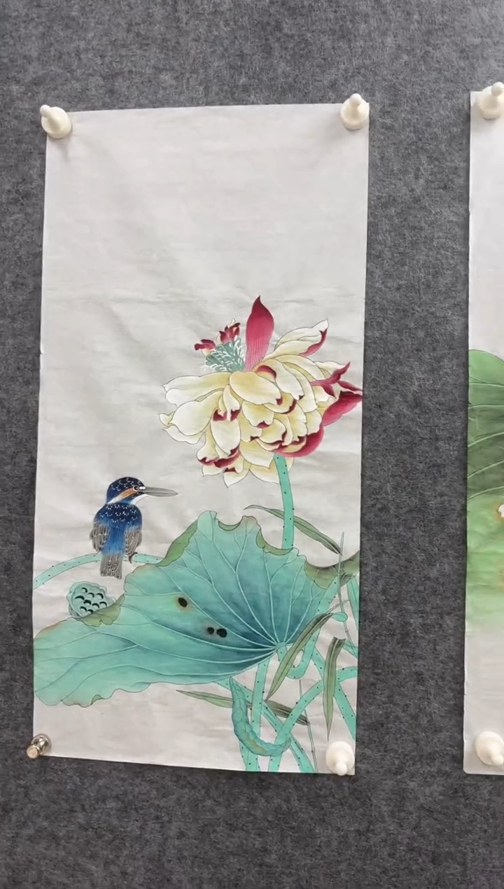【闪购商品】国画盛祥昆精品手绘花鸟