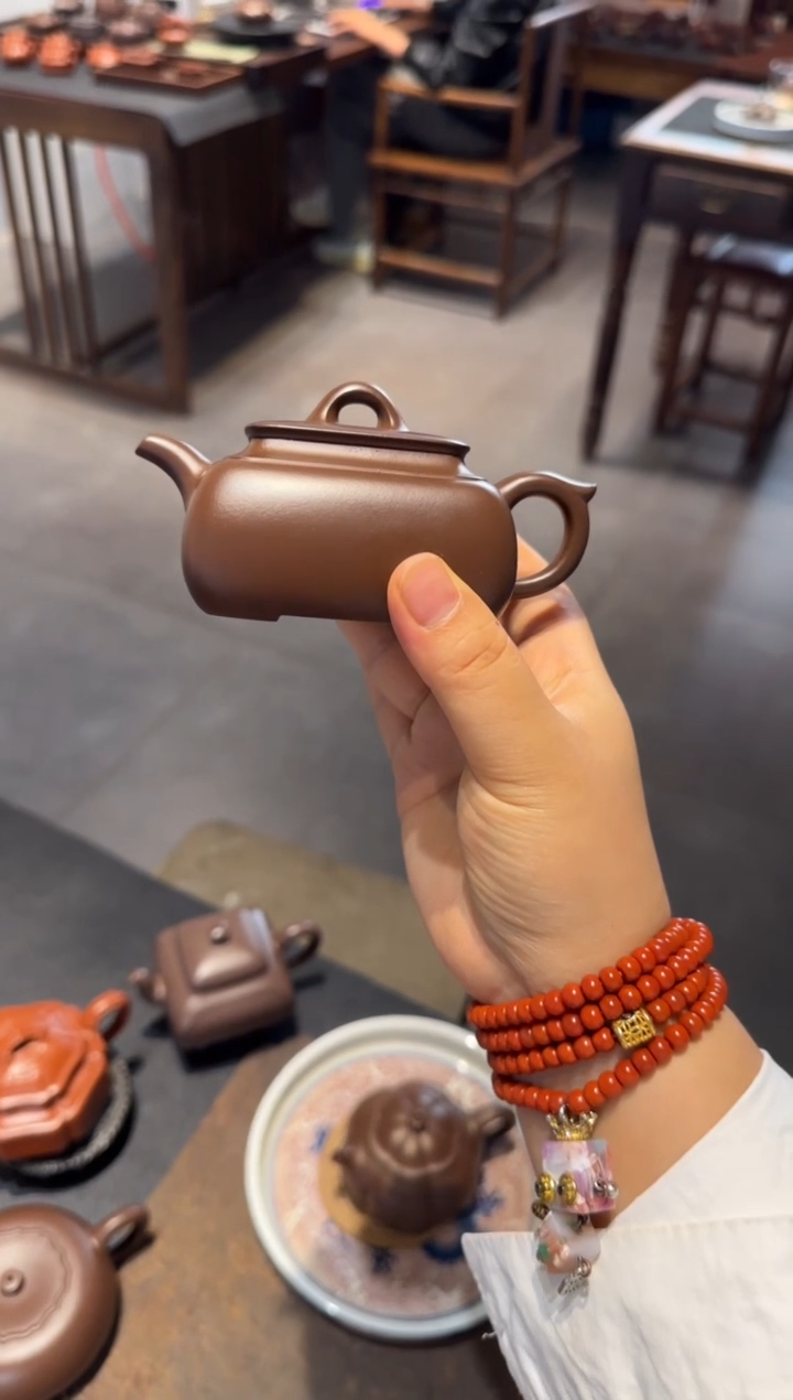 茶壶紫砂长四方 紫砂壶