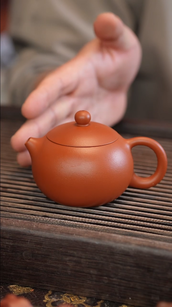 茶壶紫砂原矿手工制作朱泥半手工 