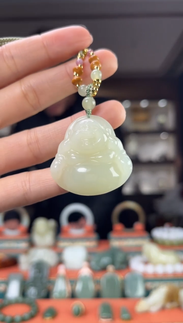 【闪购商品】和田玉颈饰未镶嵌佩佩35mm左右