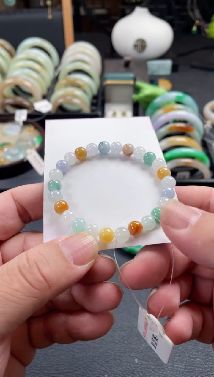 【闪购商品】翡翠手链未镶嵌手串