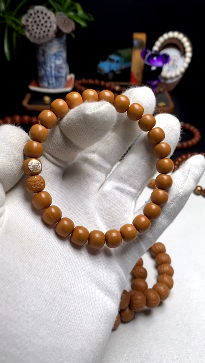 【闪购商品】猴头核桃手串雨墨臻至老型