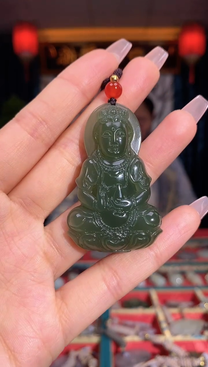 【闪购商品】和田玉颈饰未镶嵌观音