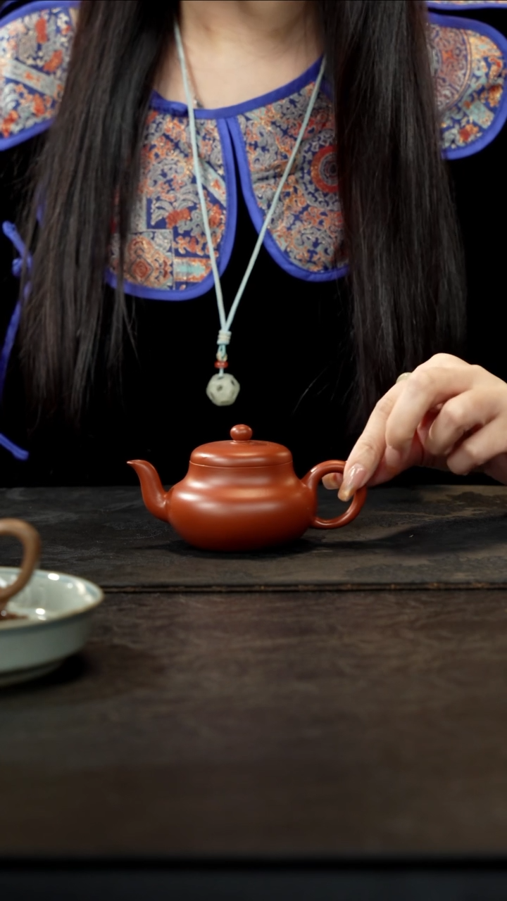 茶壶紫砂朱泥君德壶120cc