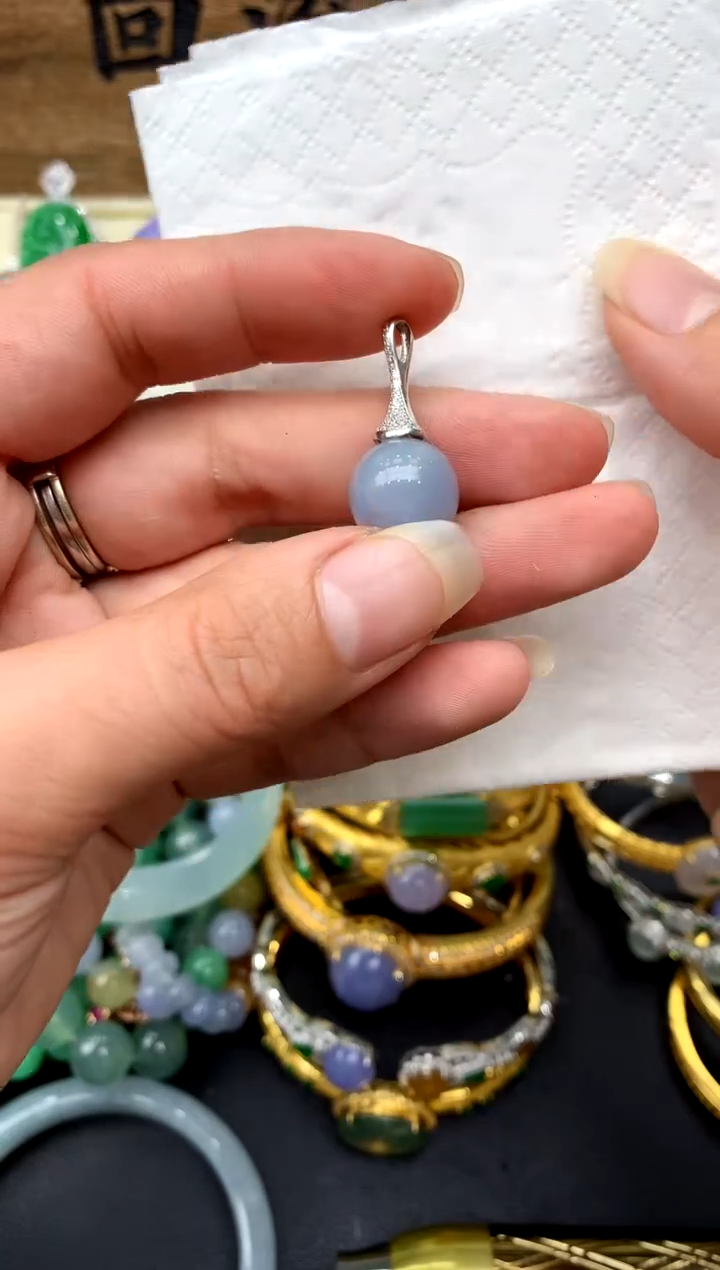 【闪购商品】翡翠颈饰18K金镶嵌271-中国好珍宝