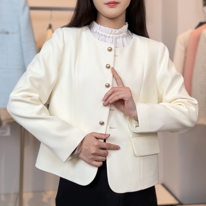 新品秋季小香风显年轻高级感简约时尚百搭短外套轻奢小香女士外套