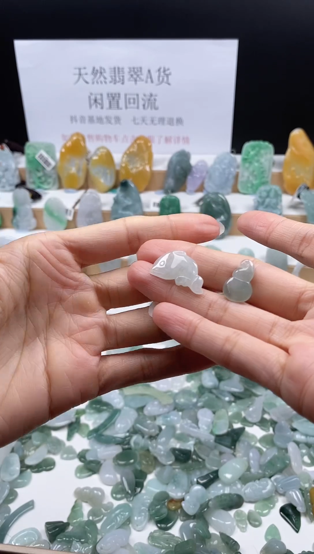 翡翠未镶嵌颈饰吊坠     176