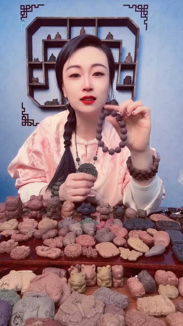 【闪购商品】泥塑瑕疵宫廷御制龙涎15颗手串