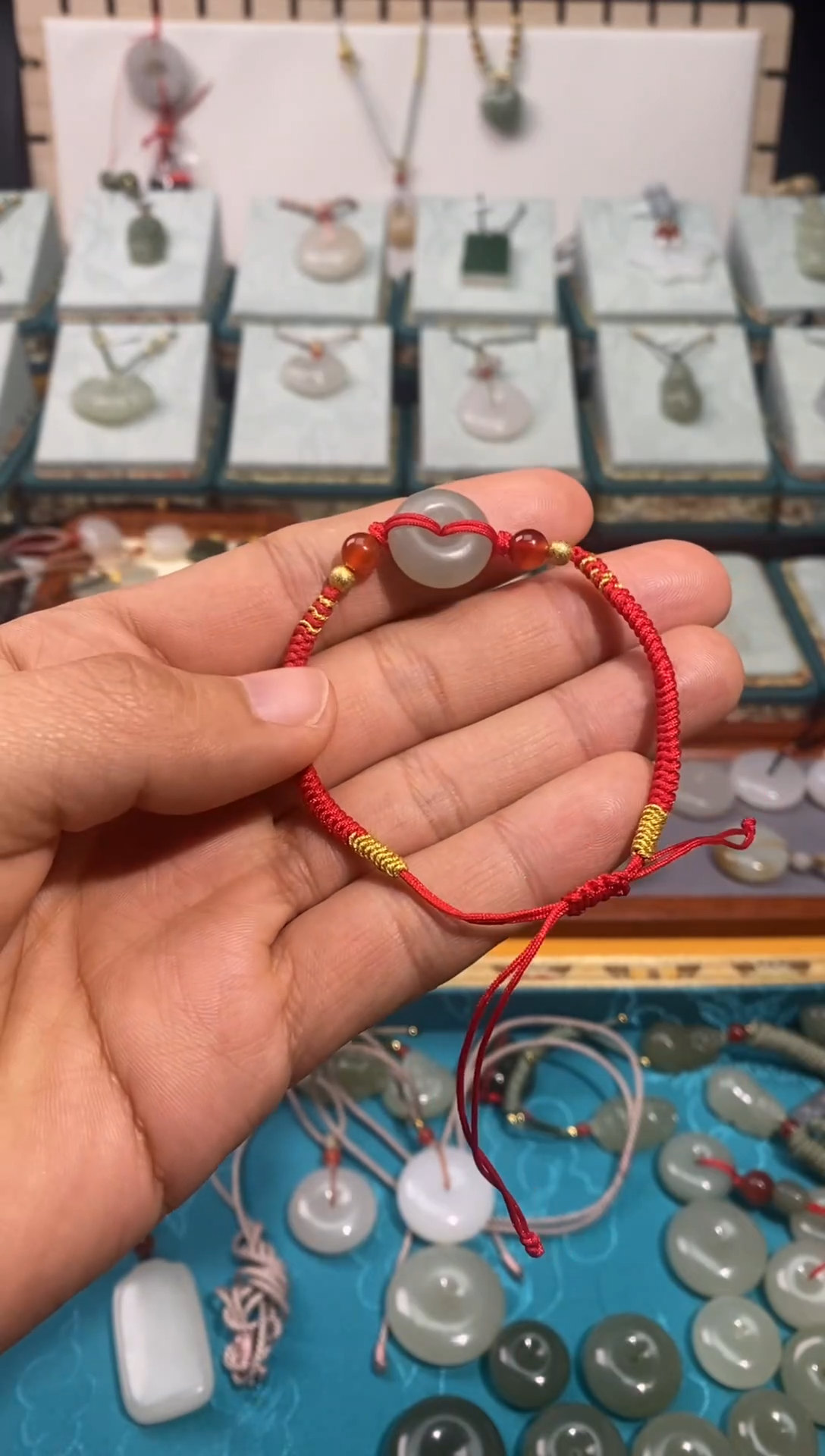 【闪购商品】和田玉手链未镶嵌平安扣手链