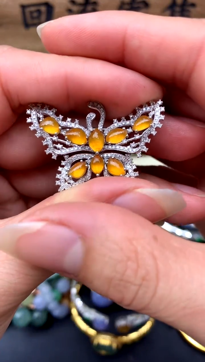 【闪购商品】翡翠戒指18K金镶嵌447-中国好珍宝