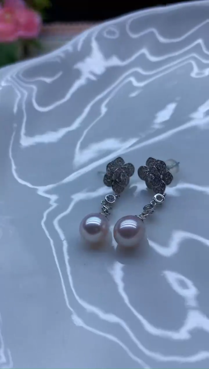 【闪购商品】淡水珍珠耳饰未镶嵌淡水珍珠耳饰