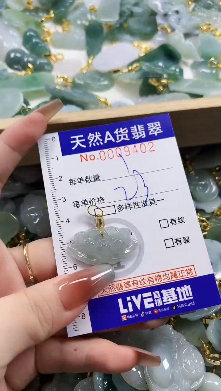 颈饰未镶嵌翡翠天然A货翡翠