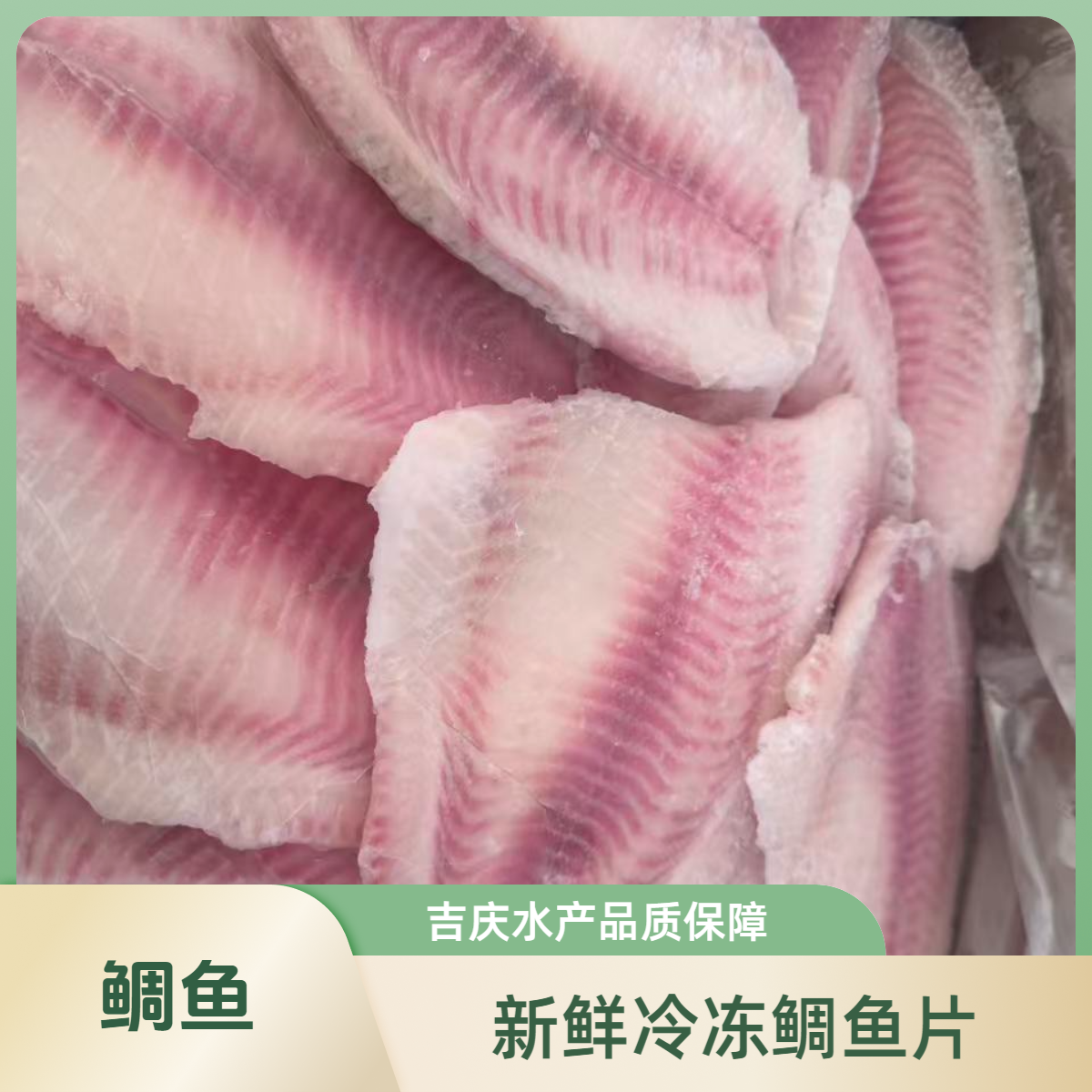 【鲷鱼海鲜】纯干原料鱼片可煎炒烹饪210g左右一片