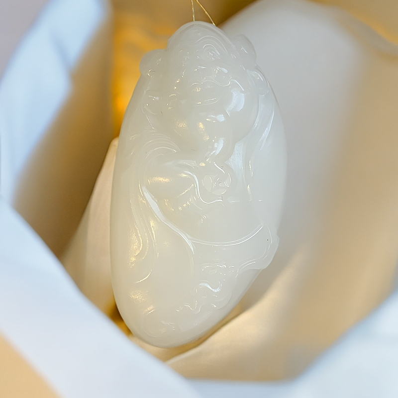 和田玉财神吊坠XWF4-1