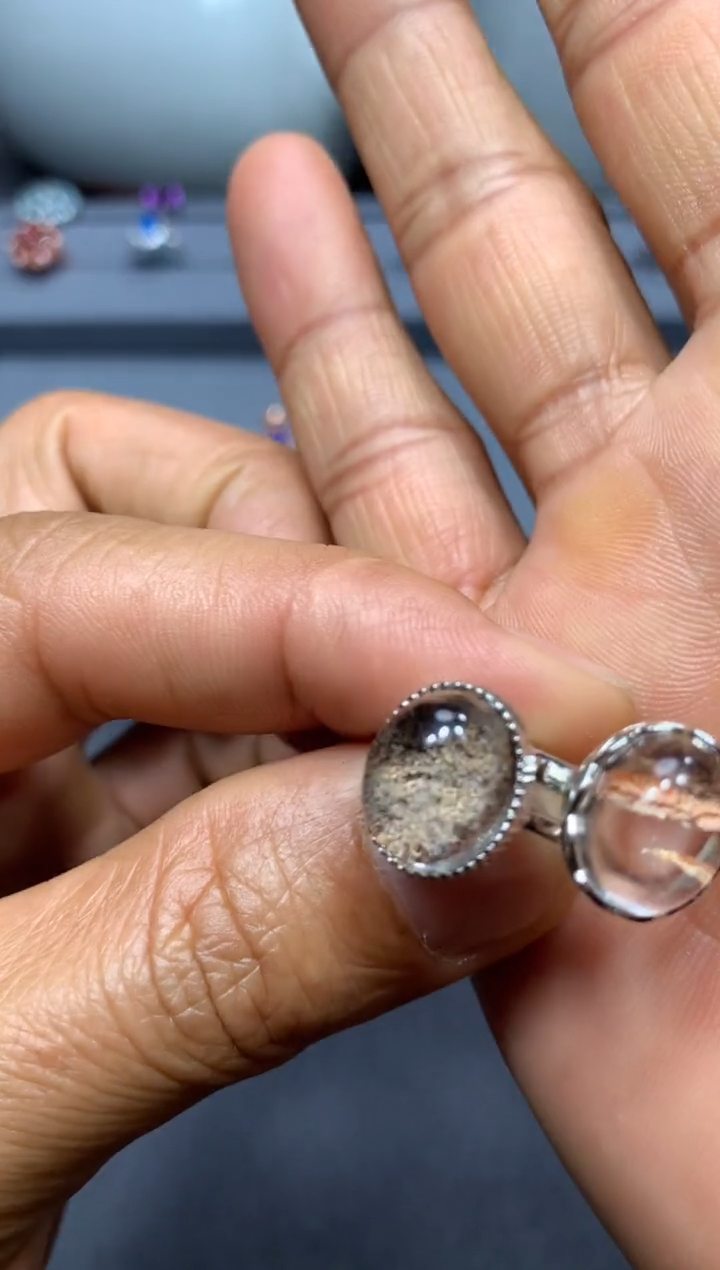 水晶戒指未镶嵌W16（随机性发货只发一单）