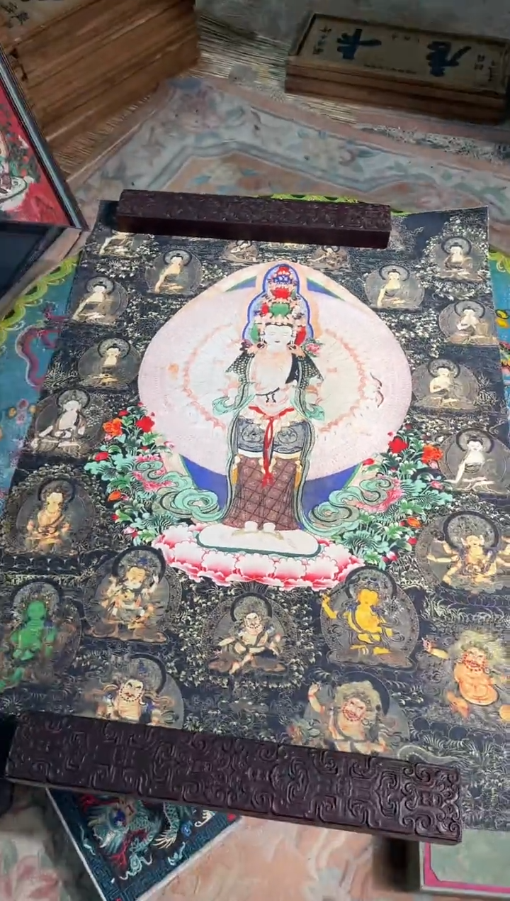 卷轴画卷轴画旭旭的唐卡