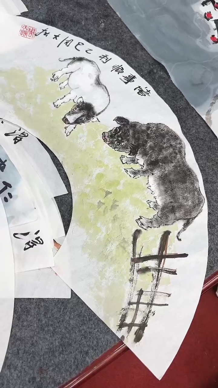 国画周大拙/国画/花鸟