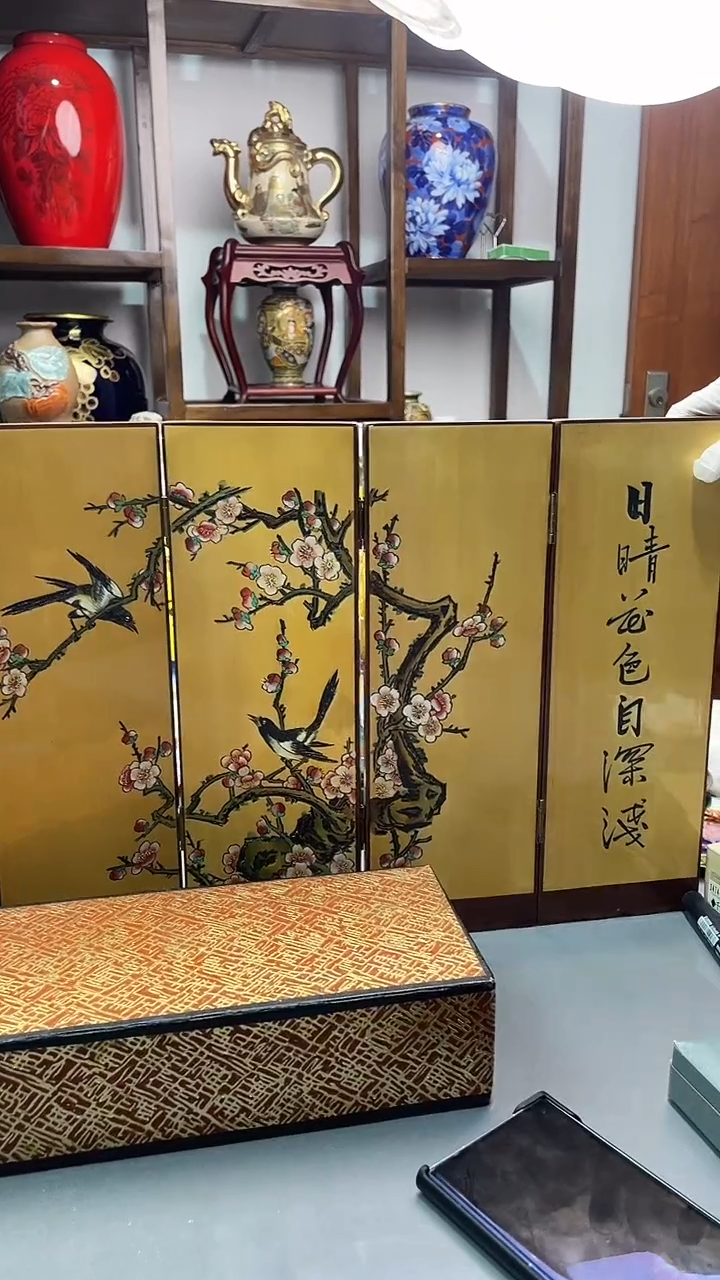 瓷片屏风一一一一一