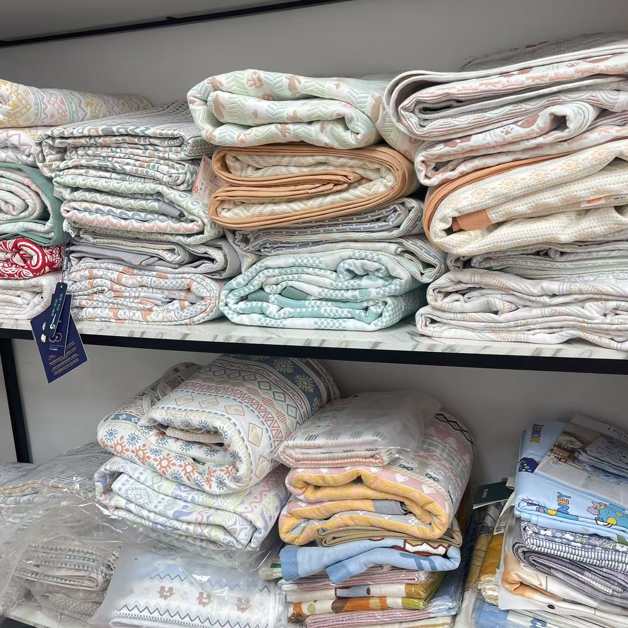 福利款 六层纯棉纱布软席床盖  200*240以直播间为主，需备注编码